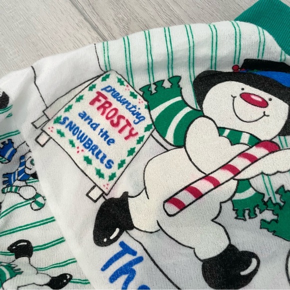Vintage NWT Twilight Time Christmas Frosty the Snowman nightgown - Picture 8 of 8